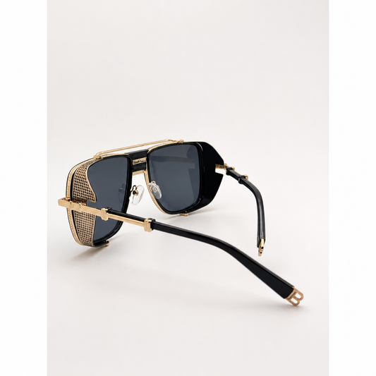 Pilot Steampunk Designer UV400 Unisex Sunglasses