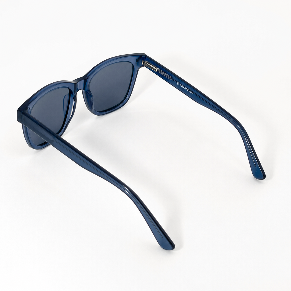 Midnight Blue Acetate Polarized Unisex Sunglasses