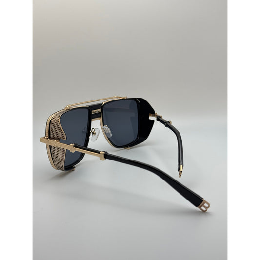 Pilot Steampunk Designer UV400 Unisex Sunglasses