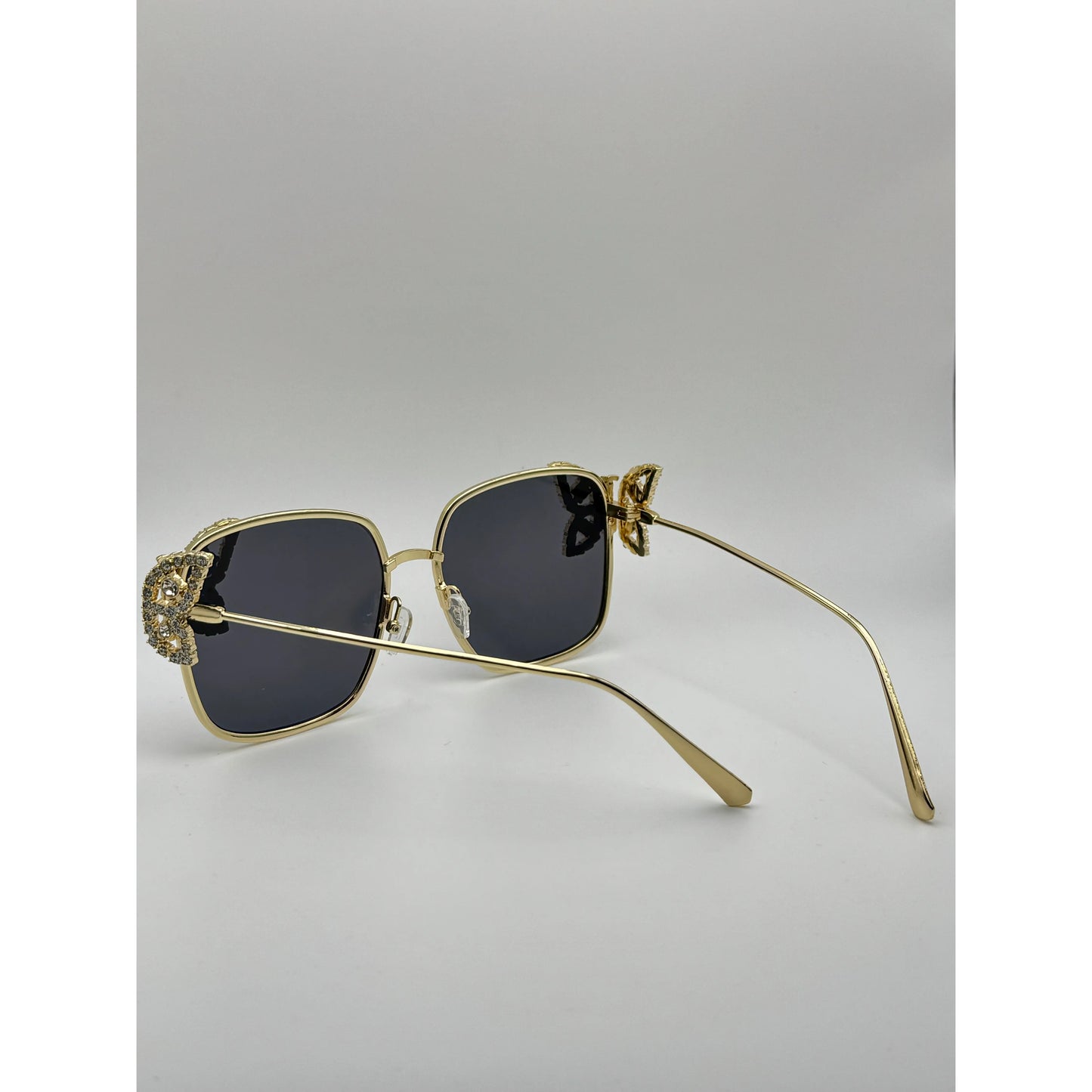 Jeweled Butterfly Sunglasses | Gold Frame Luxury Sunglasses | Rhinestone Butterfly Statement Shades | Fashion Sunglasses for Women