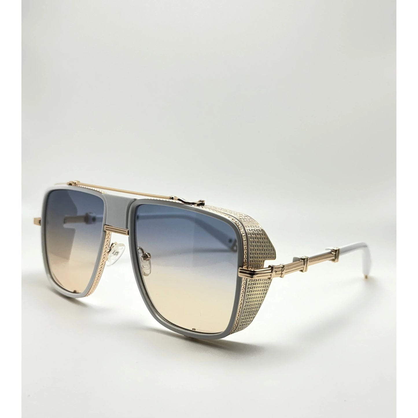 Pilot Steampunk Designer UV400 Unisex Sunglasses