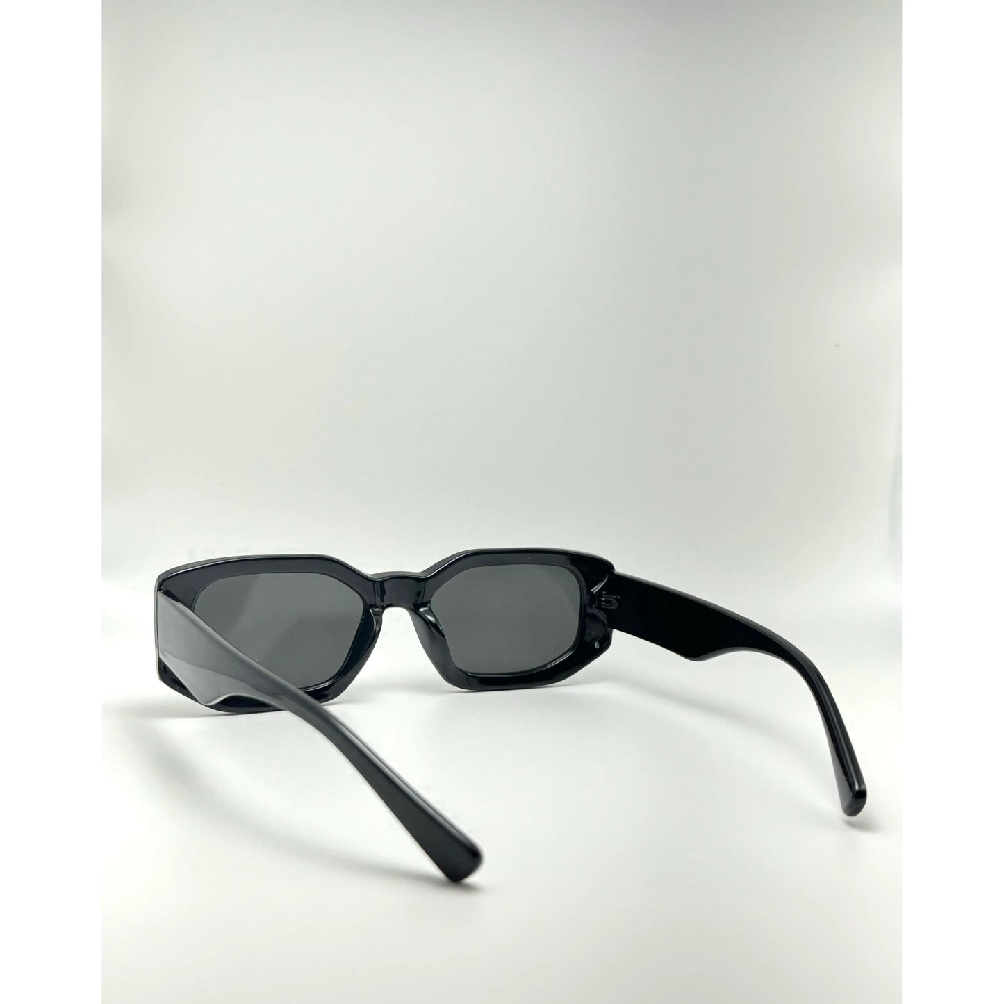 Hella Vintage Retro Rectangle Frame Women Sunglasses adjustable tint sunglasses - View 4