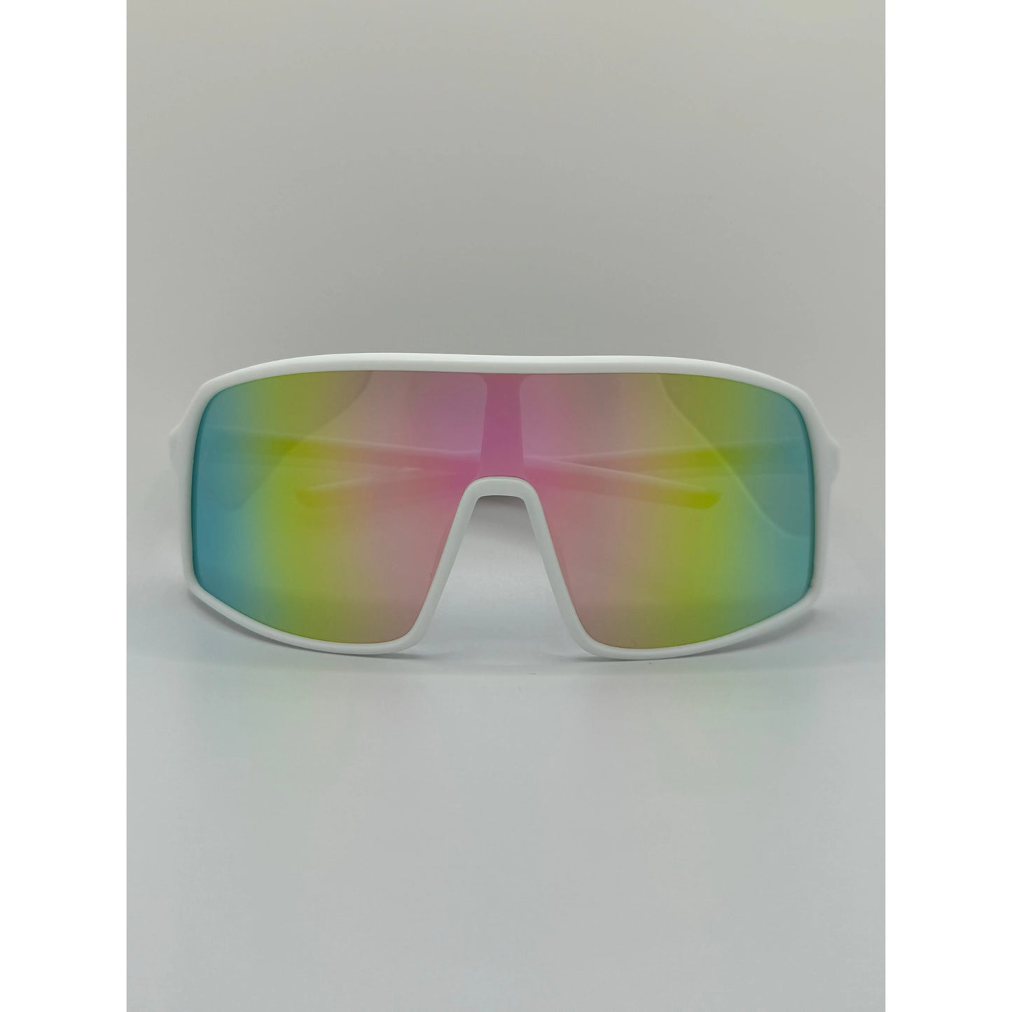Polarized Rainbow Mirrored Sports & Outdoor Sunglasses with UV Protection For Men And Women