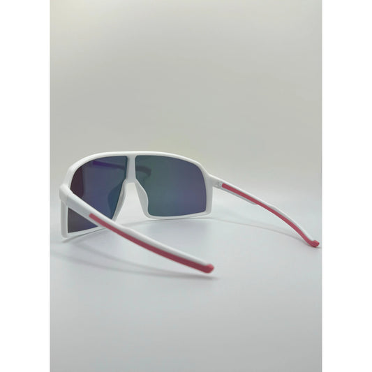 Polarized Rainbow Mirrored Sports & Outdoor Sunglasses with UV Protection For Men And Women