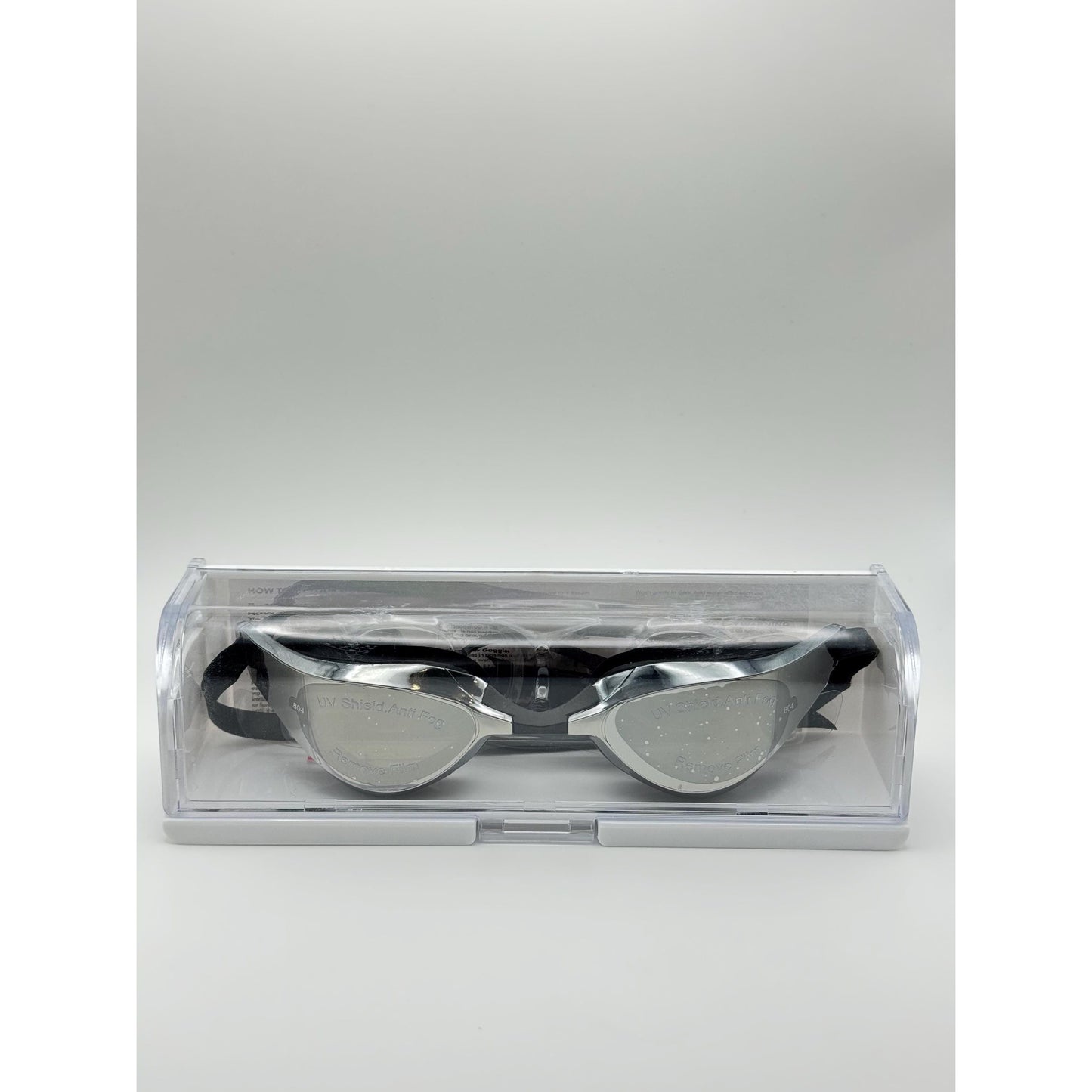 Professional Anti-Fog UV Protection Swim Goggles | Unisex Low-Profile Mirrored Racing Lenses