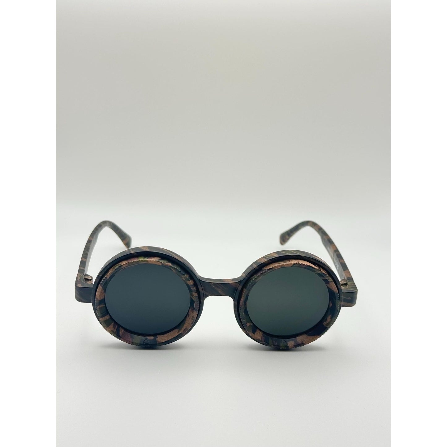 Adjustable Tint Steampunk Goggles: Lightweight UV400 Round Sunglasses for Festivals & Cosplay