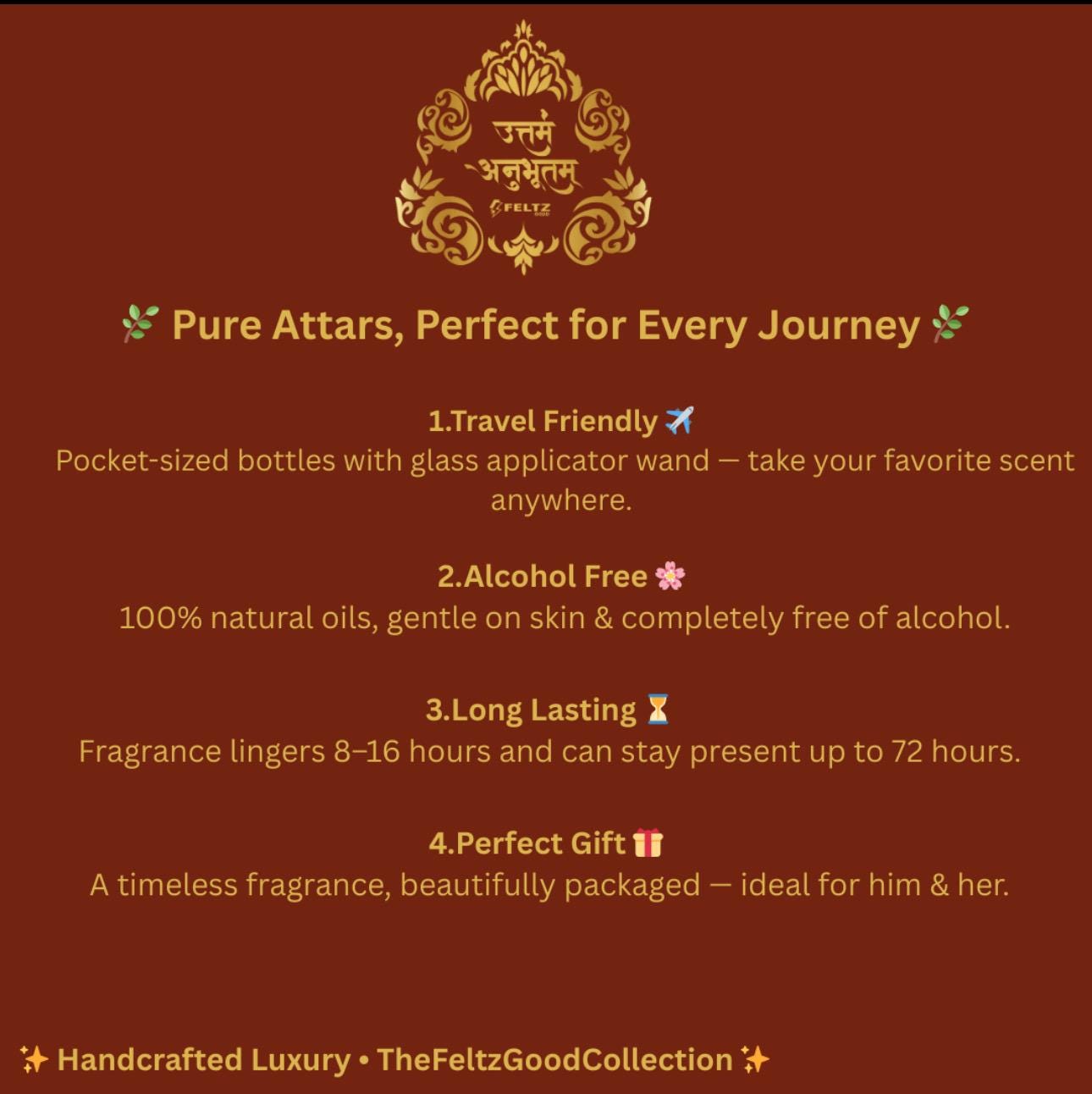 Amber Attar Perfume Oil: Natural Resinous Fragrance - Kannauj, India