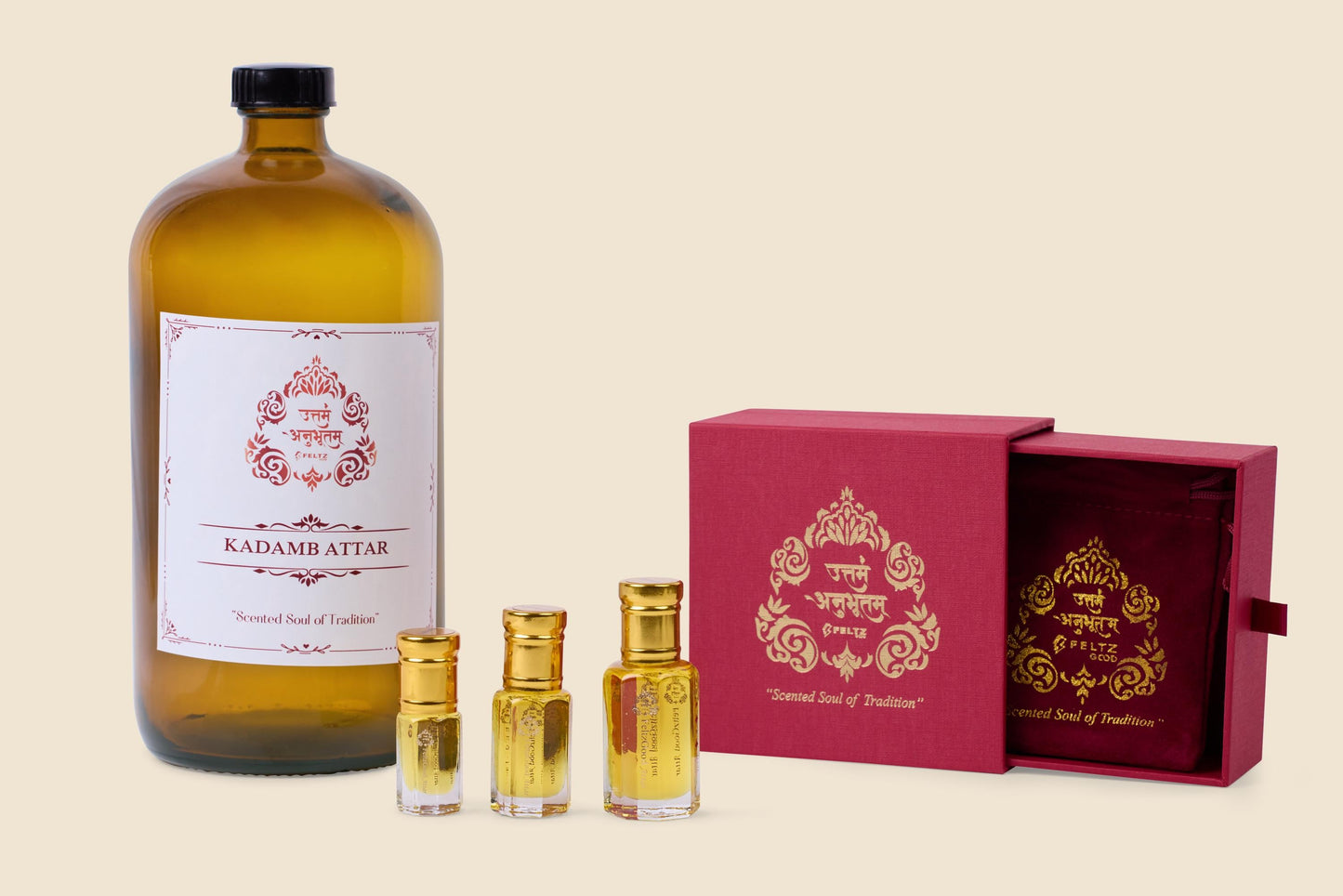 Kadamb Attar Perfume Oil: Rare Indian Floral, Vegan, Luxury Gift Box