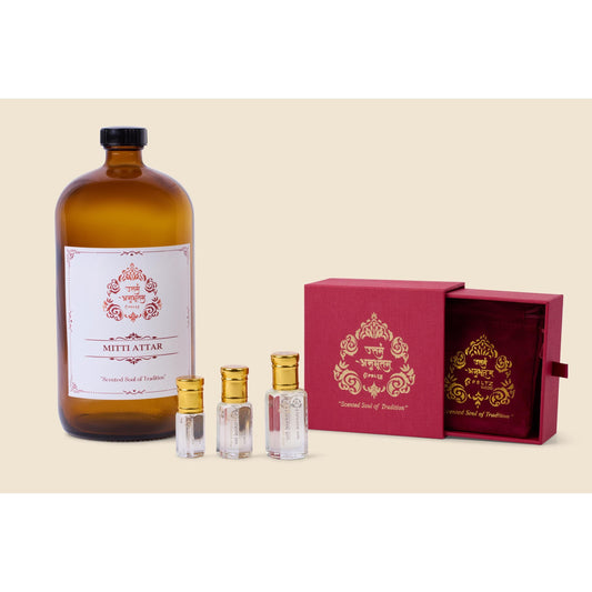 Mitti Attar Perfume Oil: Earthy Rain Scent, Vegan Alcohol-Free Perfume