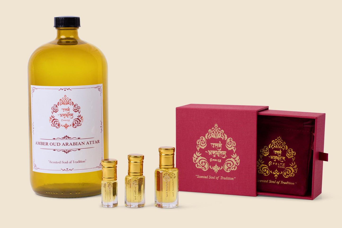 Amber Oud Arabian Attar Perfume Oil: Vegan Alcohol-Free Luxury Scent