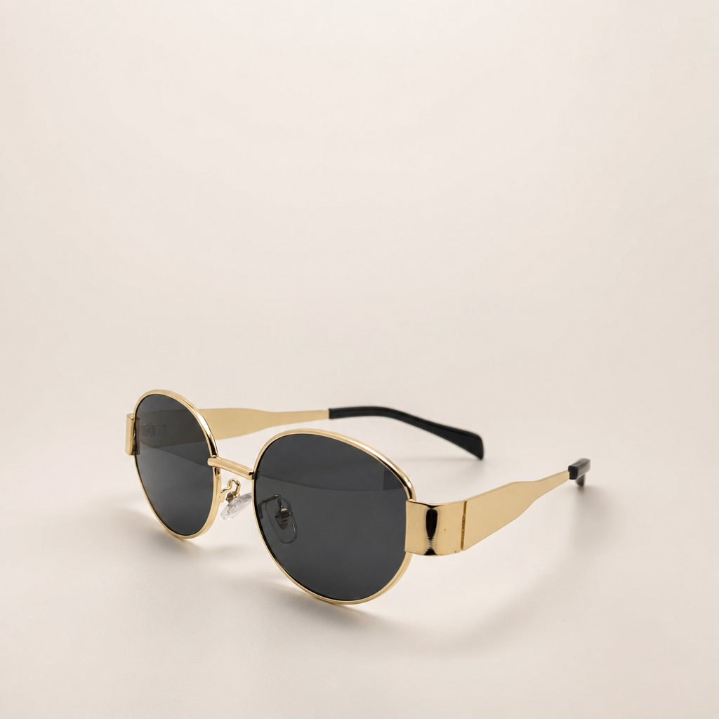 FeltzGood Retro Oval Luxury Anti-Glare Unisex Sunglasses
