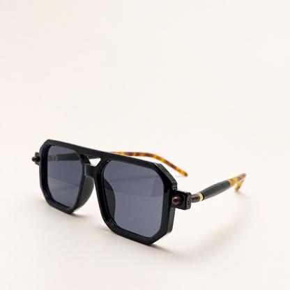 Aviator Tortoise Square Vintage Fashion Designer Unisex Sunglasses