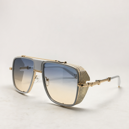 Pilot Steampunk Designer UV400 Unisex Sunglasses