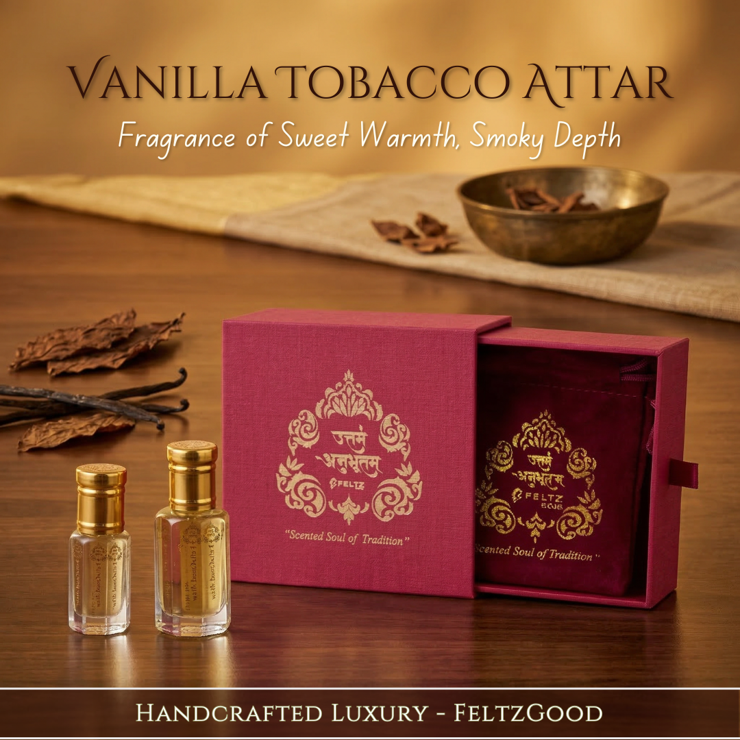 Vanilla Tobacco Perfume Oil Alcohol Free Unisex Attar - Alcohol-Free Traditional Indian Attar Perfume Oil - View 1