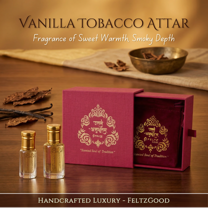 Vanilla Tobacco Perfume Oil Alcohol Free Unisex Attar - Alcohol-Free Traditional Indian Attar Perfume Oil - View 1