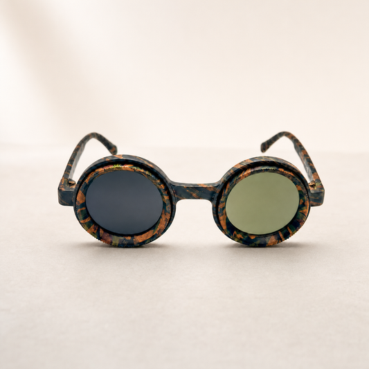 Adjustable Tint Steampunk Goggles: Lightweight UV400 Round Sunglasses for Festivals & Cosplay