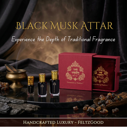Black Musk Attar Perfume Oil Vegan Alcohol Free Arabian Inspired - Alcohol-Free Traditional Indian Attar Perfume Oil - View 1
