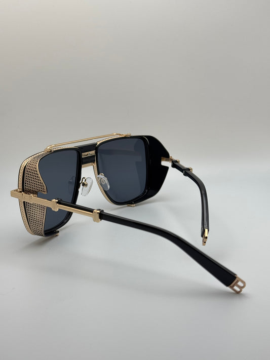 Pilot Steampunk Designer UV400 Unisex Sunglasses