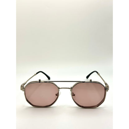 Flip Up Sunglasses For Men Women Vintage Metal Frame Adjustable Lift Up Lens Retro Steampunk Style Shades Fashion And Festival Eyewear adjustable tint sunglasses - View 15