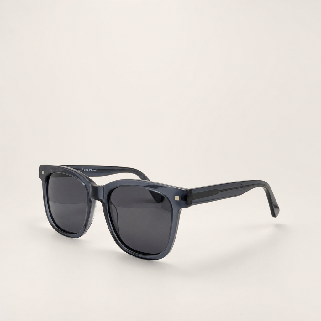 Midnight Blue Acetate Polarized Unisex Sunglasses