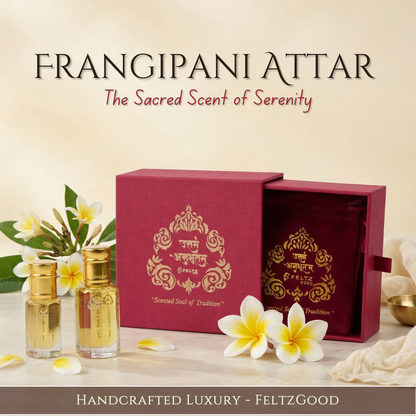Frangipani Attar Perfume Oil Handmade Plumeria Floral Fragrance - Alcohol-Free Traditional Indian Attar Perfume Oil - View 1