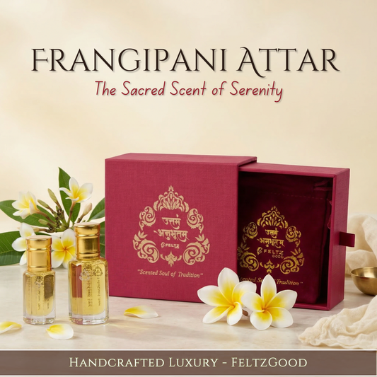 Frangipani Attar Perfume Oil Handmade Plumeria Floral Fragrance - Alcohol-Free Traditional Indian Attar Perfume Oil - View 1