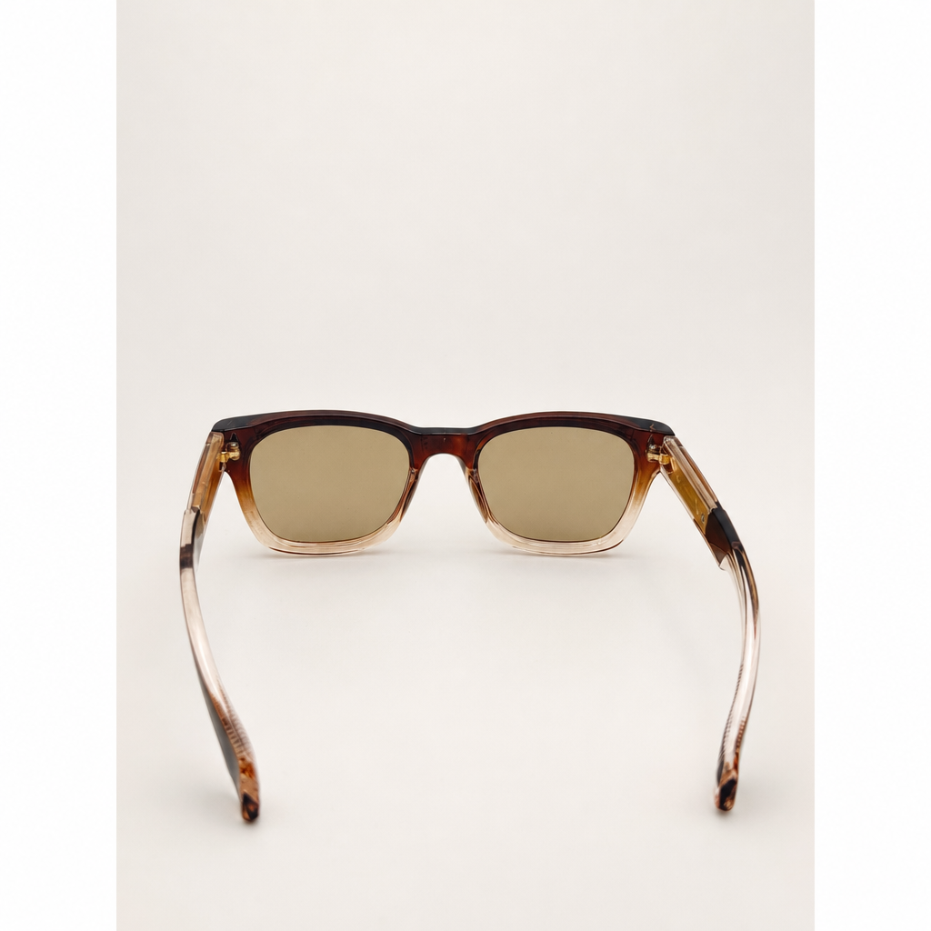Unisex Retro-Inspired Square Sunglasses with UV400 Protection & Personalized Sunglasses Case