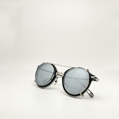 Classic Double Lens Retro Steampunk Design Unisex Sunglasses
