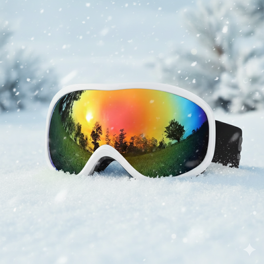 OTG Ski Goggles for Glasses – Anti-Fog Double Lens, UV Protection, Flexible Frame, Unisex Snowboarding & Skiing Eyewear