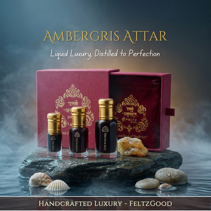 Ambergris Attar Perfume Oil Vegan Alcohol Free Luxury Fragrance - Alcohol-Free Traditional Indian Attar Perfume Oil - View 1