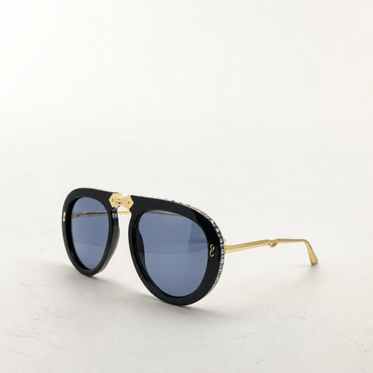 Luxury Diamond Quartz Polarized Sunglasses For Men's & Women's