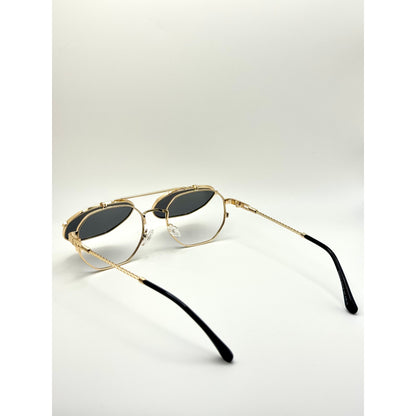 Flip Up Sunglasses For Men Women Vintage Metal Frame Adjustable Lift Up Lens Retro Steampunk Style Shades Fashion And Festival Eyewear adjustable tint sunglasses - View 4