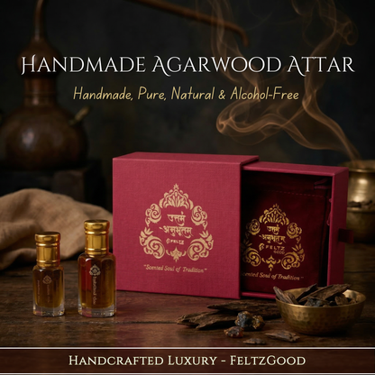 Handmade Agarwood Oud Attar Vegan Alcohol Free Perfume Oil Gift - Alcohol-Free Traditional Indian Attar Perfume Oil - View 1