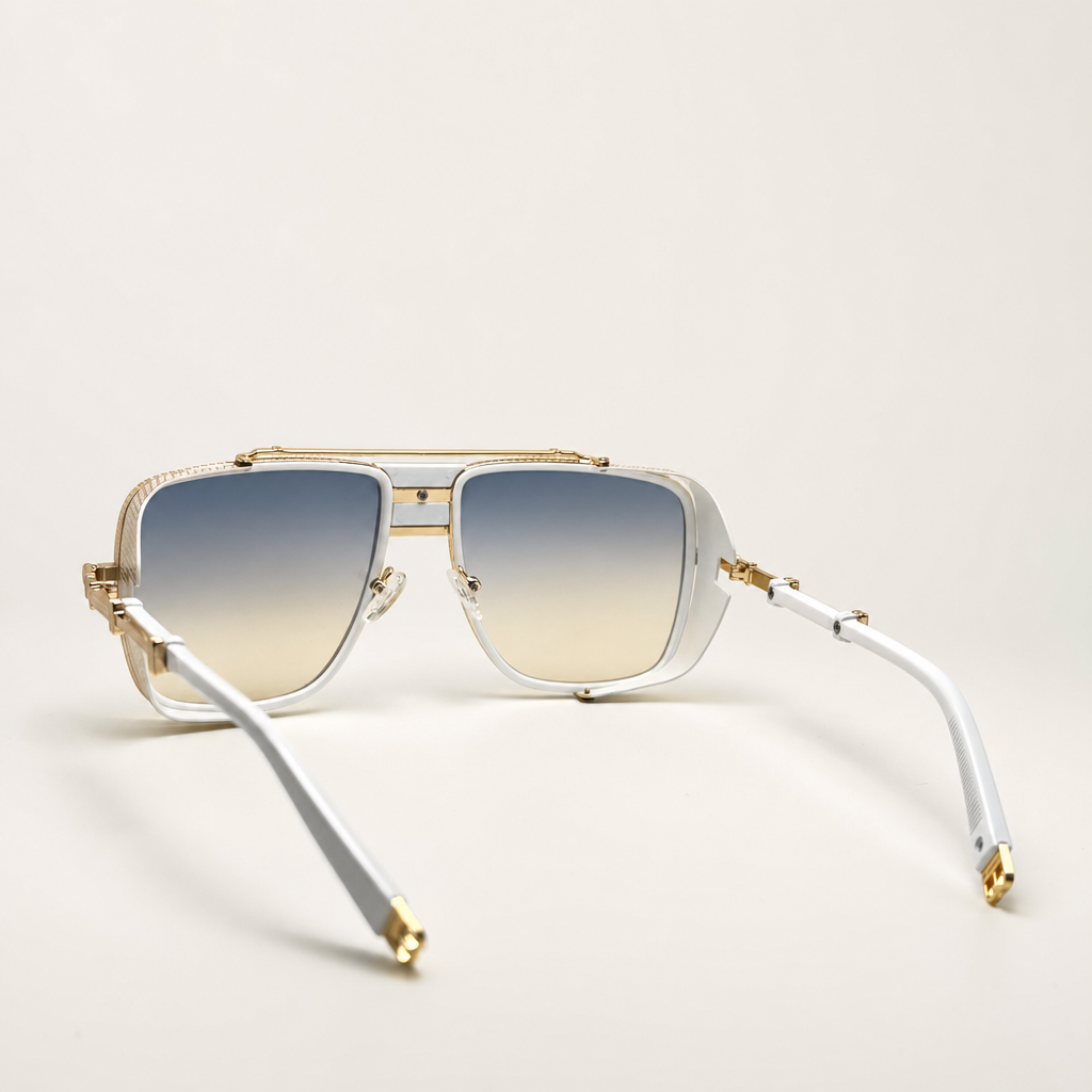 Pilot Steampunk Designer UV400 Unisex Sunglasses