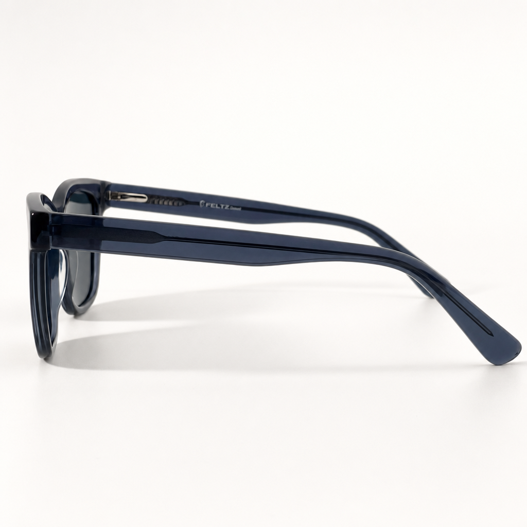 Midnight Blue Acetate Polarized Unisex Sunglasses