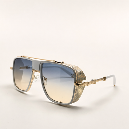Pilot Steampunk Designer UV400 Unisex Sunglasses