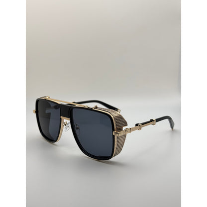 Pilot Steampunk Designer Sunglasses With Polarized Lenses Uv400 Protection Technology And Lightweight Acetate Frames For Unisex adjustable tint sunglasses - View 1