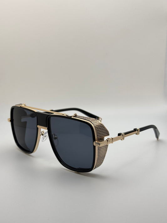 Pilot Steampunk Designer UV400 Unisex Sunglasses