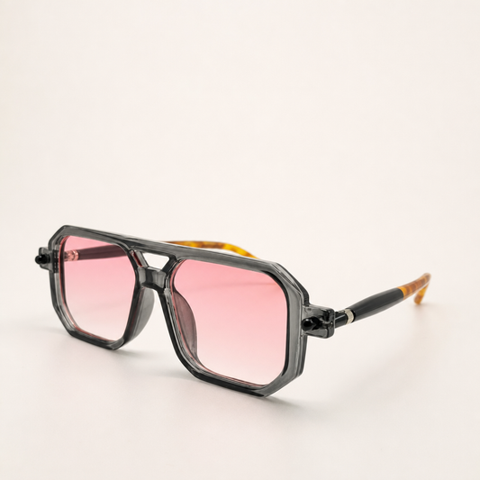 Aviator Tortoise Square Vintage Fashion Designer Unisex Sunglasses