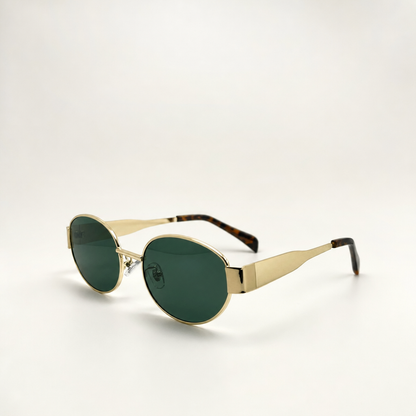 FeltzGood Retro Oval Luxury Anti-Glare Unisex Sunglasses