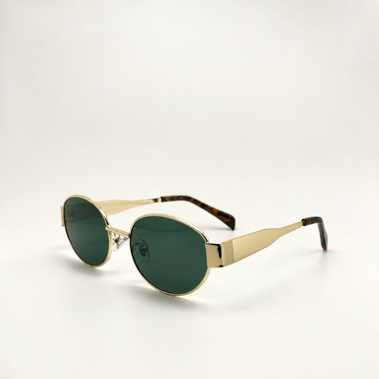 FeltzGood Retro Oval Luxury Anti-Glare Unisex Sunglasses