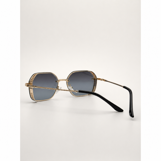 Corner Square Steampunk Unisex Sunglasses