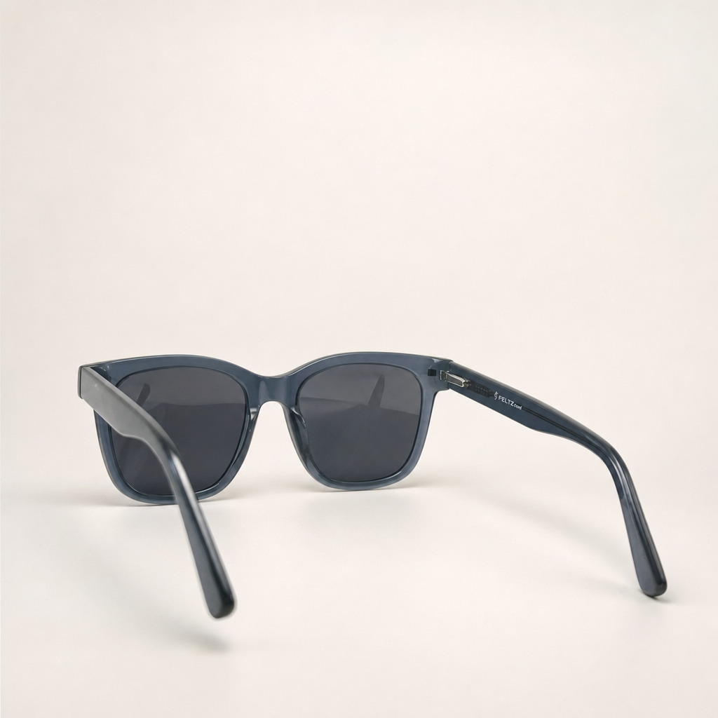 Midnight Blue Acetate Polarized Unisex Sunglasses