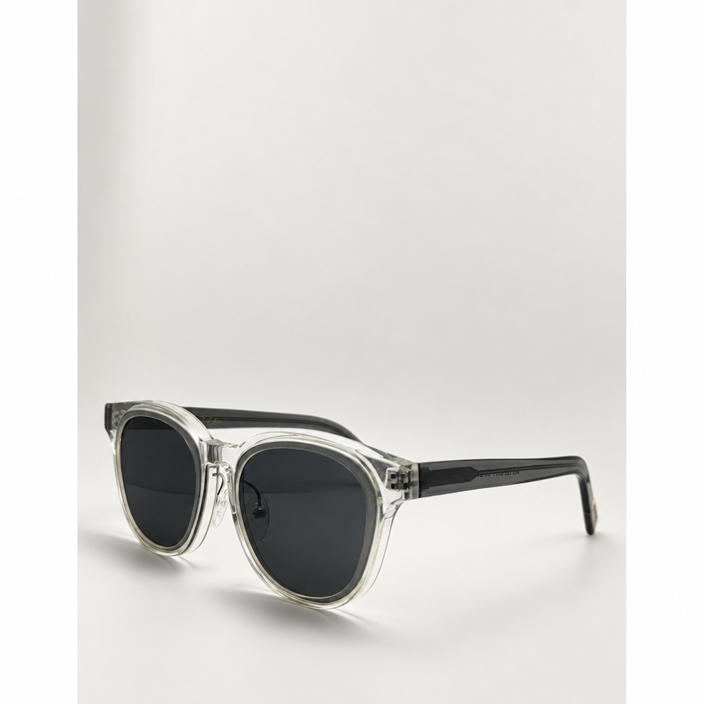 Crystal Dark Chocolate Acetate Polarized Unisex Sunglasses