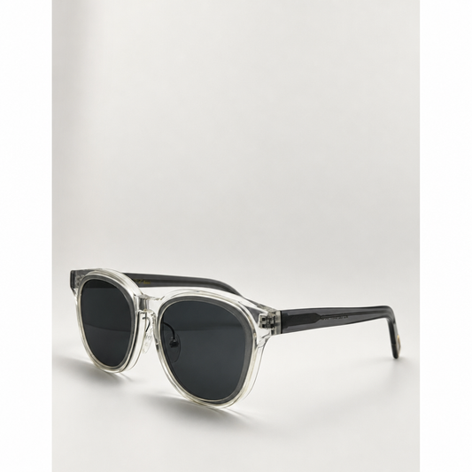 Crystal Dark Chocolate Acetate Polarized Unisex Sunglasses