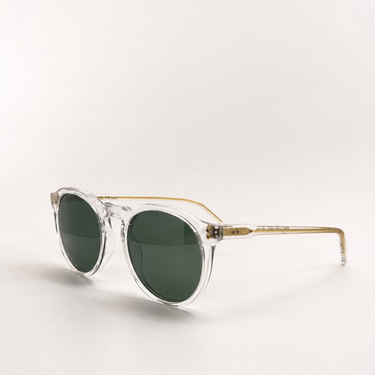 Crystal Quartz Green Acetate Polarized Unisex Sunglasses