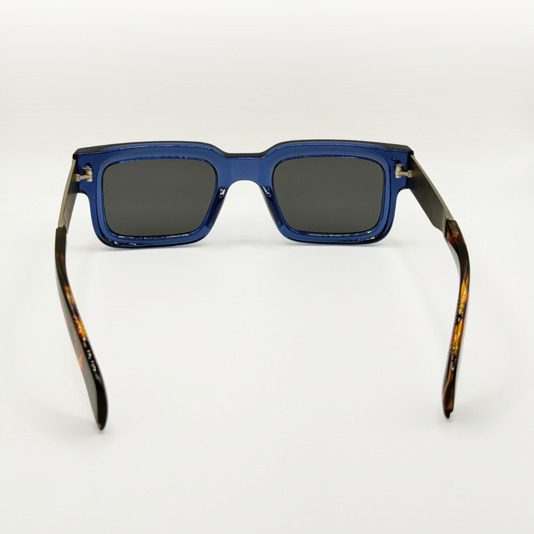 Vintage Polarized Square Sunglasses Amber Gold Frame adjustable tint sunglasses - View 16