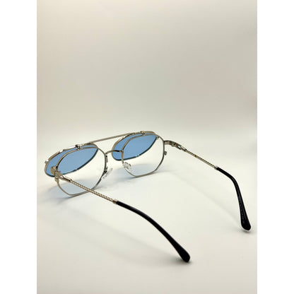 Flip Up Sunglasses For Men Women Vintage Metal Frame Adjustable Lift Up Lens Retro Steampunk Style Shades Fashion And Festival Eyewear adjustable tint sunglasses - View 8