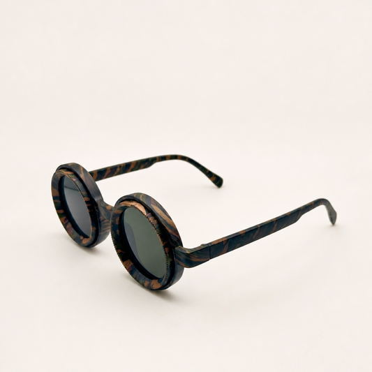 Adjustable Tint Steampunk Goggles: Lightweight UV400 Round Sunglasses for Festivals & Cosplay