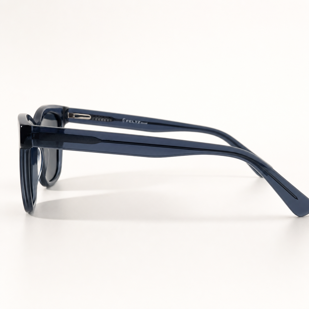 Midnight Blue Acetate Polarized Unisex Sunglasses